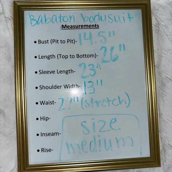 Aritzia Babaton Contour Long Sleeve Bodysuit Black Size Medium - Picture 11 of 15